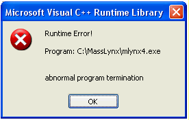 Runtime Error! abnormal program termination.png